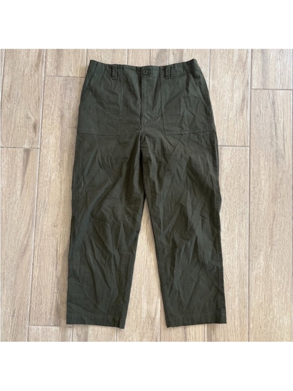 Jenni Kayne Ranger trousers in army green - Picture 2 of 9